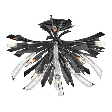 Vida Semi Flush Ceiling Light | Fredrick Ramond at Lightology Vida Semi Flush Ceiling Light