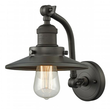 Railroad Adjustable Wall Sconce | Innovations Lighting at Lightology Railroad Adjustable Wall Sconce