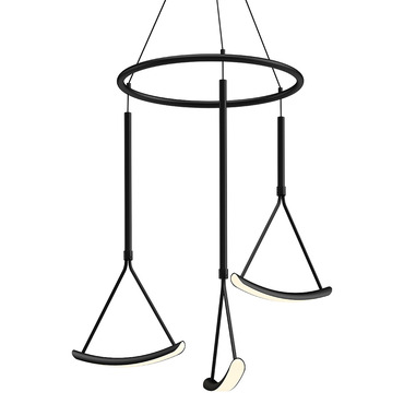 Mobil Multi Light Chandelier | Kuzco Lighting at Lightology Mobil Multi Light Chandelier