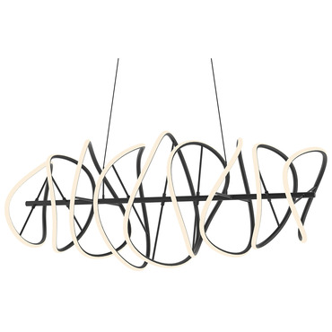 Collide Linear Chandelier | Kuzco Lighting at Lightology Collide Linear Chandelier