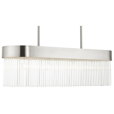 Norwich Linear Chandelier | Livex Lighting at Lightology Norwich Linear Chandelier