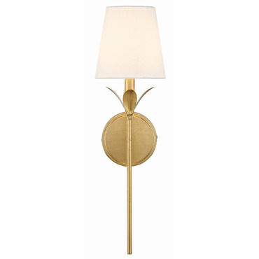 Broche Petal Wall Sconce | Crystorama at Lightology Broche Petal Wall Sconce