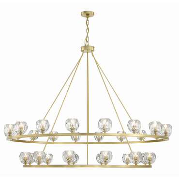 Aragon Double Tier Chandelier | Crystorama at Lightology Aragon Double Tier Chandelier