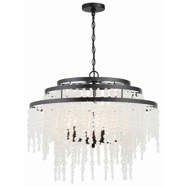 Poppy Chandelier | Crystorama at Lightology Poppy Chandelier
