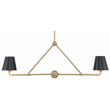 Xavier Linear Chandelier | Crystorama at Lightology Xavier Linear Chandelier