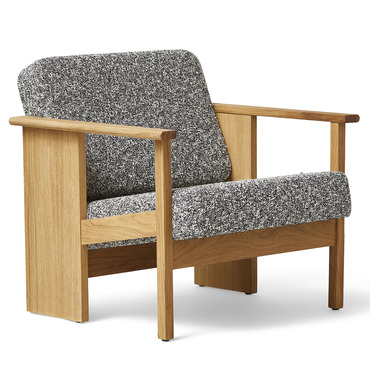 Block Lounge Chair | Form & Refine at Lightology Block Lounge Chair