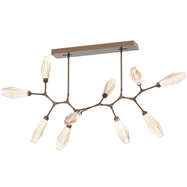 Aalto Linear 10 Light Modern Branch Chandelier | Hammerton Studio at Lightology Aalto Linear 10 Light Modern Branch Chandelier