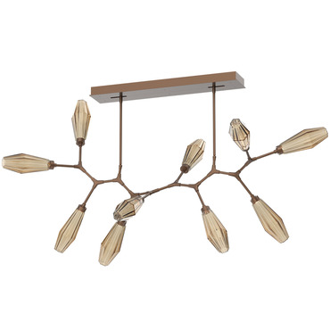 Aalto Linear 10 Light Modern Branch Chandelier | Hammerton Studio at Lightology Aalto Linear 10 Light Modern Branch Chandelier