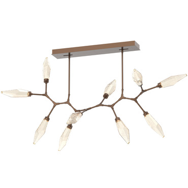 Rock Crystal Large Modern Branch Chandelier | Hammerton Studio at Lightology Rock Crystal Large Modern Branch Chandelier