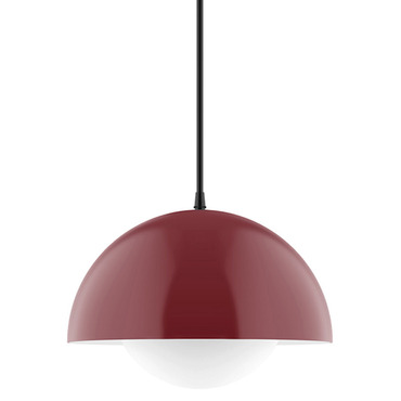 Axis Arcade Cord Hung Pendant with Glass Globe | Montclair Light Works at Lightology Axis Arcade Cord Hung Pendant with Glass Globe