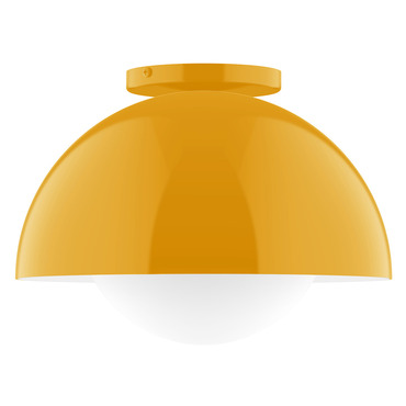 Axis Arcade Ceiling Light with Glass Globe | Montclair Light Works at Lightology Axis Arcade Ceiling Light with Glass Globe