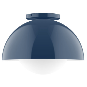 Axis Arcade Ceiling Light with Glass Globe | Montclair Light Works at Lightology Axis Arcade Ceiling Light with Glass Globe