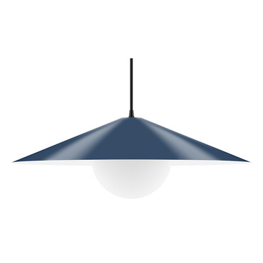 Axis Vessel Cord Hung Pendant with Glass Globe | Montclair Light Works at Lightology Axis Vessel Cord Hung Pendant with Glass Globe