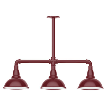 Cafe 3LT Linear Outdoor Pendant | Montclair Light Works at Lightology Cafe 3LT Linear Outdoor Pendant