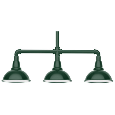 Cafe 3 Light Linear Outdoor Pendant | Montclair Light Works at Lightology Cafe 3 Light Linear Outdoor Pendant