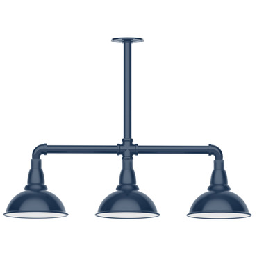 Cafe 3LT Linear Outdoor Pendant | Montclair Light Works at Lightology Cafe 3LT Linear Outdoor Pendant
