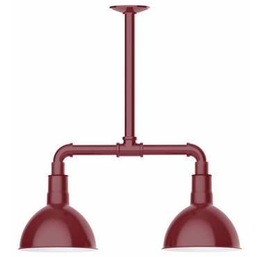 Deep Bowl Linear Outdoor Pendant | Montclair Light Works at Lightology Deep Bowl Linear Outdoor Pendant