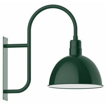 Deep Bowl Hanging Outdoor Wall Light