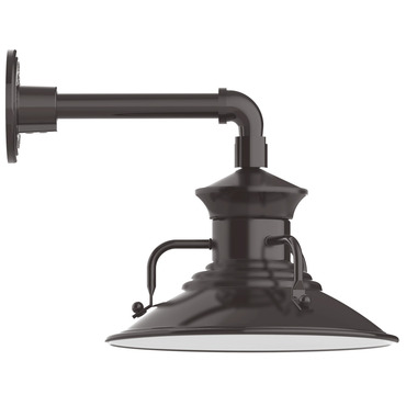 Homestead Straight Arm Outdoor Wall Light | Montclair Light Works at Lightology Homestead Straight Arm Outdoor Wall Light