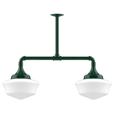 Schoolhouse Linear Pendant | Montclair Light Works at Lightology Schoolhouse Linear Pendant