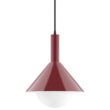 Stack Chase Pendant with Glass Globe | Montclair Light Works at Lightology Stack Chase Pendant with Glass Globe