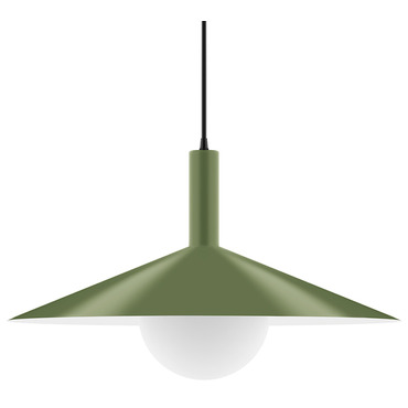 Stack Zing Pendant with Glass Globe | Montclair Light Works at Lightology Stack Zing Pendant with Glass Globe