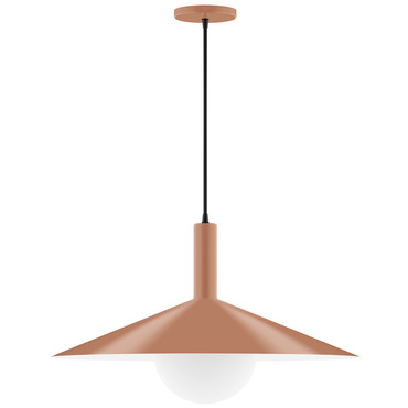 Stack Zing Pendant with Glass Globe | Montclair Light Works at Lightology Stack Zing Pendant with Glass Globe