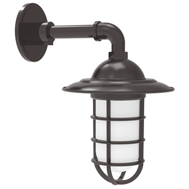 Vaportite Straight Arm Cap Outdoor Wall Sconce | Montclair Light Works at Lightology Vaportite Straight Arm Cap Outdoor Wall Sconce