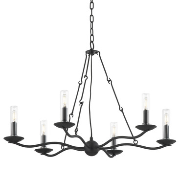 Sawyer Outdoor Chandelier | Troy Lighting at Lightology Sawyer Outdoor Chandelier