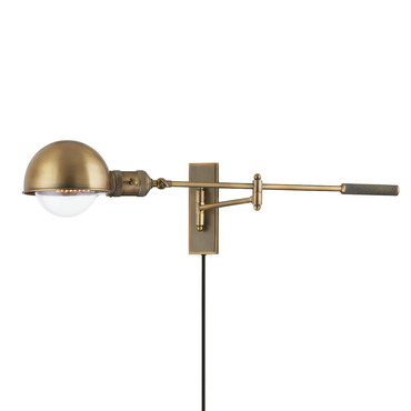 Cannon Plug-In Swing Arm Wall Light | Troy Lighting at Lightology Cannon Plug-In Swing Arm Wall Light