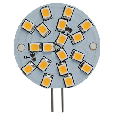 JC G4 Bi-Pin Base Wafer 2.8W 12V 3000K 80CRI 3-PACK | Bulbrite at Lightology JC G4 Bi-Pin Base Wafer 2.8W 12V 3000K 80CRI 3-PACK