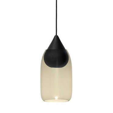 Liuku Drop Pendant with Glass Shade - Floor Model | Mater Design at Lightology Liuku Drop Pendant with Glass Shade - Floor Model