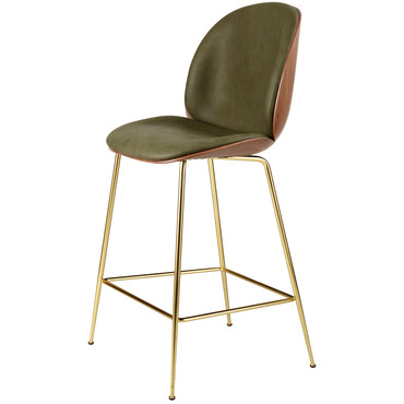Beetle Veneer Bar / Counter Chair | Gubi at Lightology Beetle Veneer Bar / Counter Chair