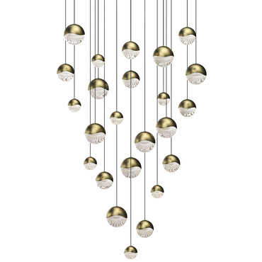 Grapes Round Assorted Multi-Light Pendant | SONNEMAN - A Way of Light at Lightology Grapes Round Assorted Multi-Light Pendant