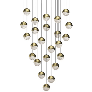 Grapes 24 Light Round Multi Light Pendant | SONNEMAN - A Way of Light at Lightology Grapes 24 Light Round Multi Light Pendant