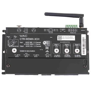 Pixels Wireless 24V DMX LED Controller | WAC Lighting at Lightology Pixels Wireless 24V DMX LED Controller