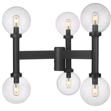 Laurent 6-Light Post Light with Round Fitter