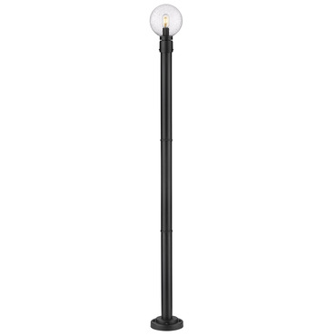 Laurent Outdoor Post Light with Round Post/Stepped Base