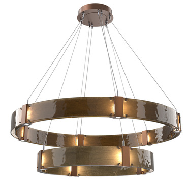 Parallel Dual Ring 3000K Chandelier