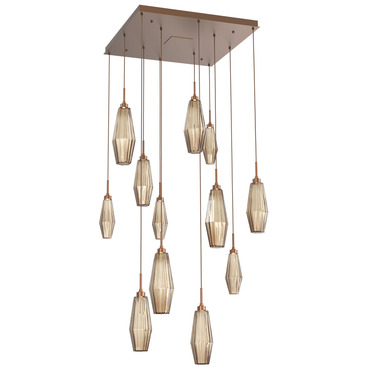Aalto 12LT Square Multi Light Pendant