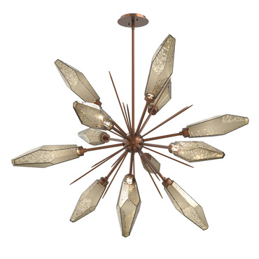 Rock Crystal Starburst 3000K Chandelier