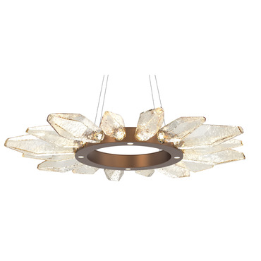Rock Crystal Radial Ring 3000K Pendant
