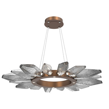 Rock Crystal Radial Ring 3000K Pendant | Hammerton Studio at Lightology Rock Crystal Radial Ring 3000K Pendant