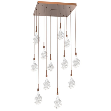 Blossom 3000K Square Multi Light Pendant | Hammerton Studio at Lightology Blossom 3000K Square Multi Light Pendant