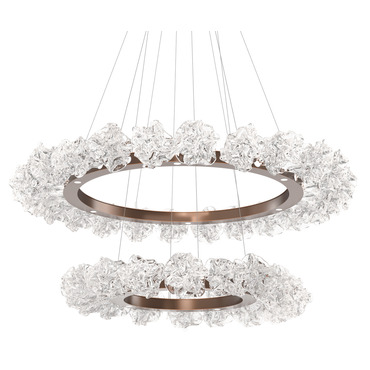 Blossom 3000K Two Tier Ring Chandelier