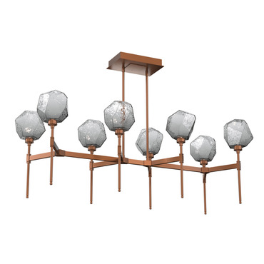 Gem Belvedere 3000K Linear Chandelier | Hammerton Studio at Lightology Gem Belvedere 3000K Linear Chandelier