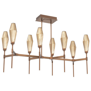 Aalto Linear 3000K Belvedere Chandelier | Hammerton Studio at Lightology Aalto Linear 3000K Belvedere Chandelier