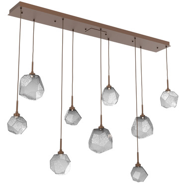 Gem Linear 9-Light Multi Light Pendant | Hammerton Studio at Lightology Gem Linear 9-Light Multi Light Pendant