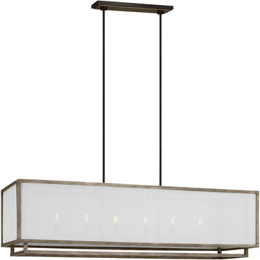 Brockway Linear Chandelier | Visual Comfort Studio at Lightology Brockway Linear Chandelier