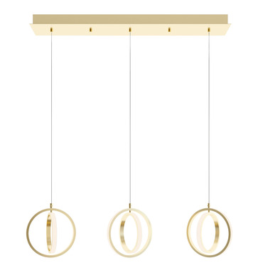 Lock Linear Multi Light Pendant | AFX at Lightology Lock Linear Multi Light Pendant